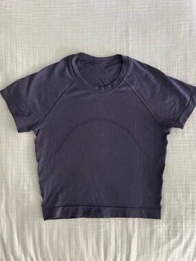 Lululemon Swiftly Tech Cropped Short-Sleeve Shirt